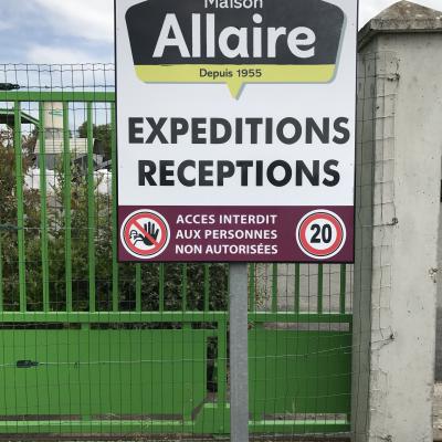 panneau d'information Allaire - St Aignan des Gués